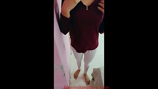 New indian Honeymoon couple fucking sex outdoor with audio story